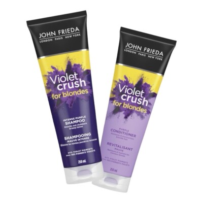JOHN FRIEDA VIOLET CRUSH FOR BLONDES SHAMPOO & CONDITIONER 250ML - BRAND NEW