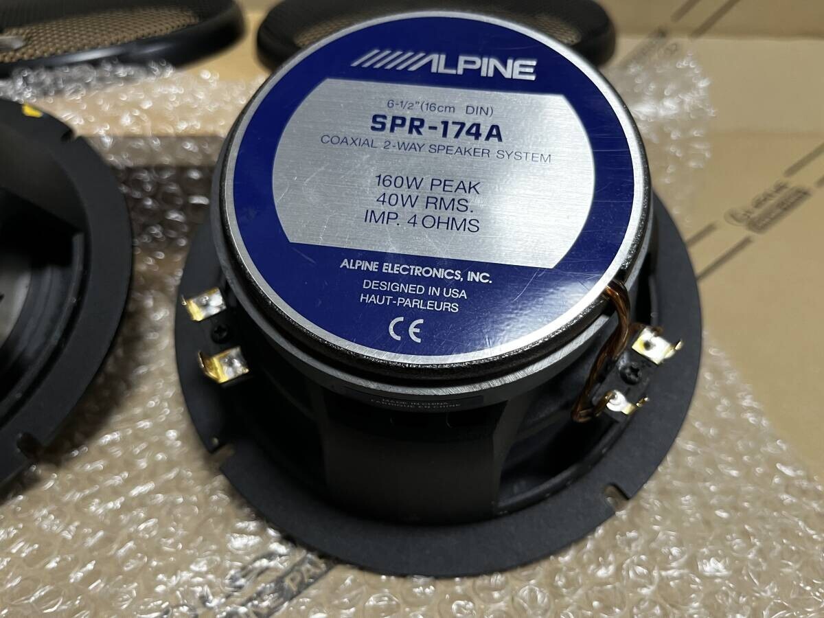 ALPINE(アルパイン) SPR-174A コアキシャル 16cm2個セット ALPINE(アルパイン) SPR-174A コアキシャル 16cm2個セット