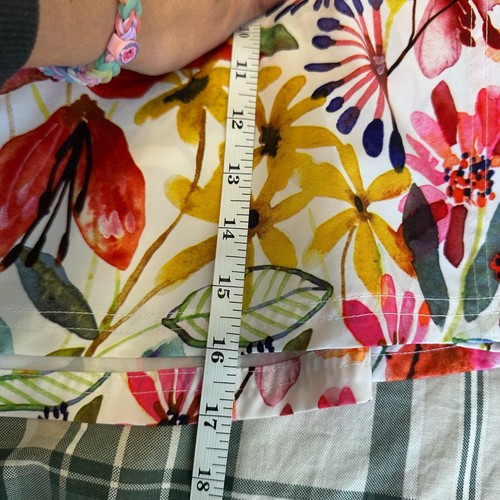 Rip Rock Damen Gr. M mehrfarbig Blumen Wickel verstellbar Hawaii Plissee Mini - Bild 10 von 10