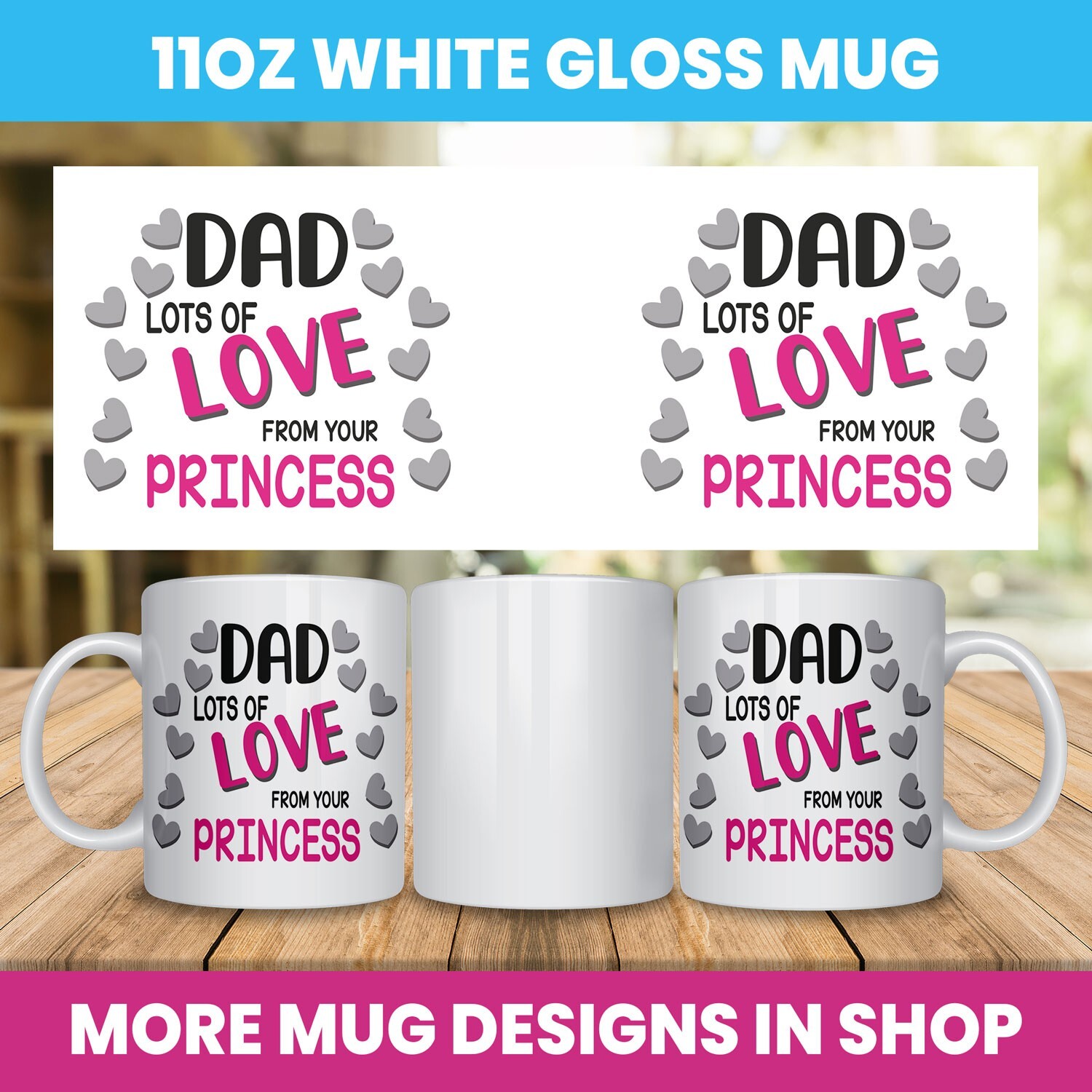 FATHERS DAY MUG DAD COFFEE TEA CUP DRINK MUG 11OZ