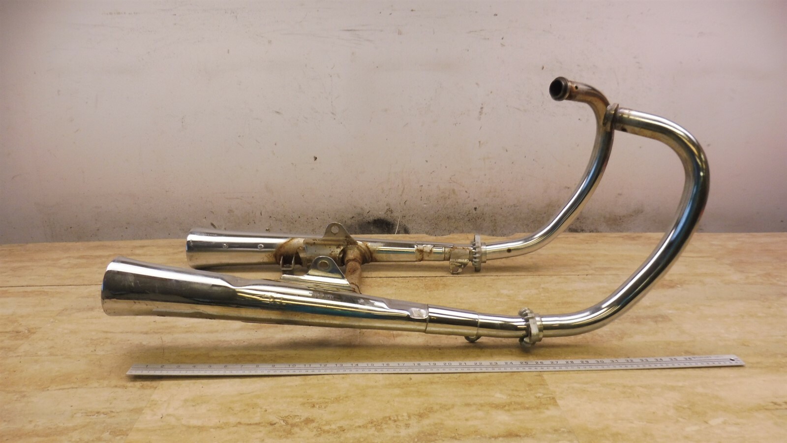 1981 Yamaha XS650 Y1285> exhaust mufflers silencers headers pipes eBay