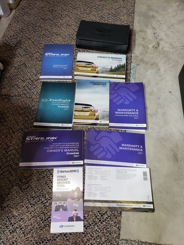2021 Subaru Crosstrek Owners Manual Set OEM with Case