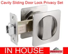 Cavity Sliding door Lock-Privacy function Satin finish