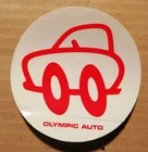 Olympic car sticker decal (diameter approx. 9.5 cm)