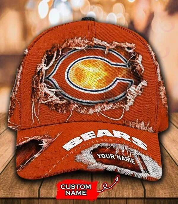 Chicago Bears-Personalized football Classic Cap