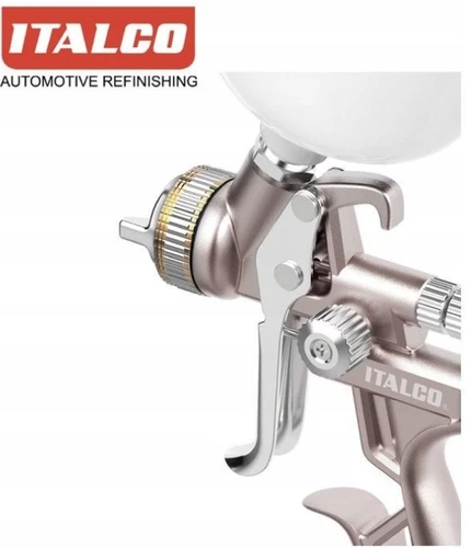 ITALCO GLOSS L.V.MP 1.3 Professional Spray Gun 600ml cup italco spray Original - Picture 1 of 10