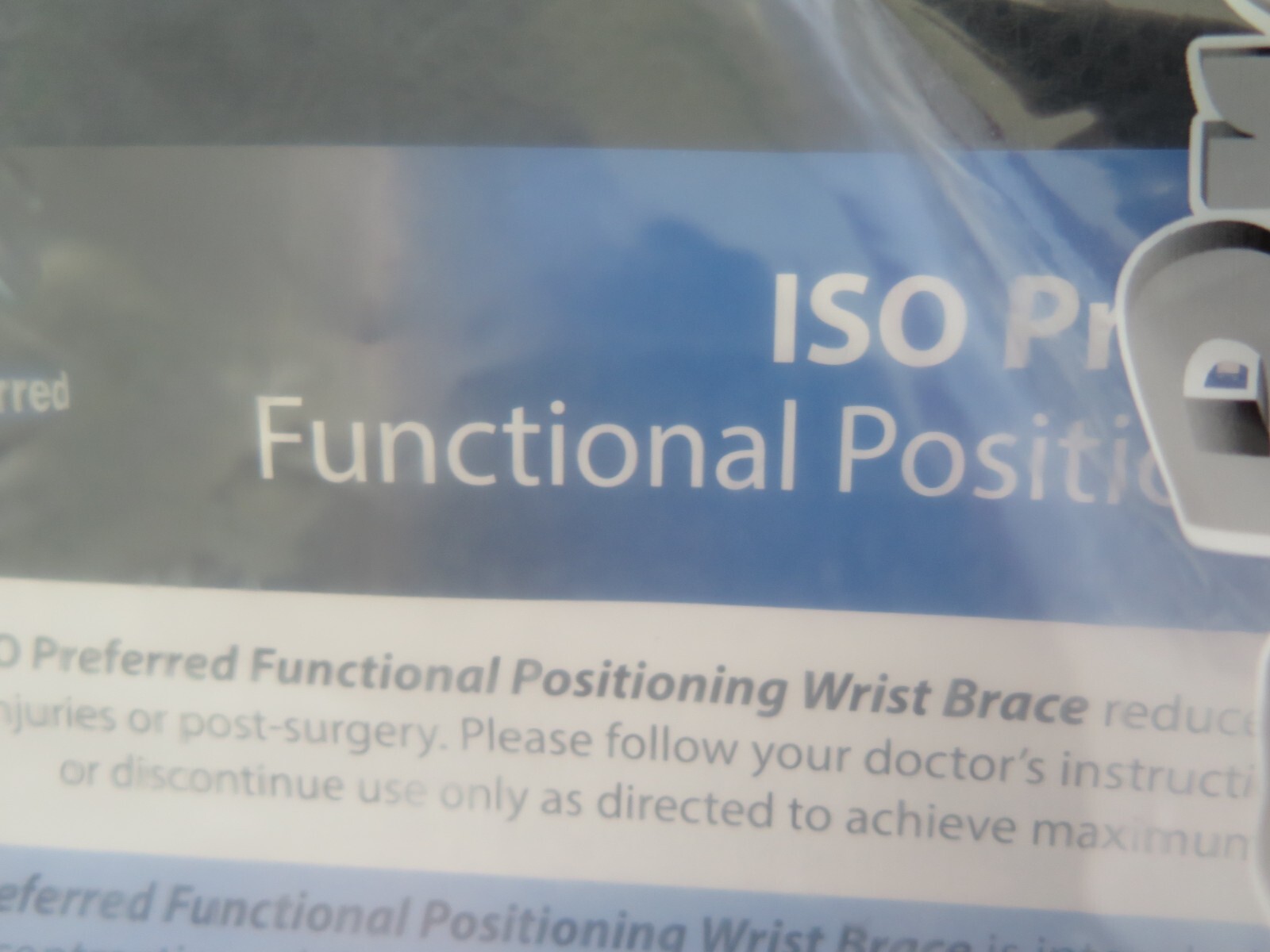 ISO Preferred Functional Positional Wrist Brace - WR302 - Lot of 2 - New - b5