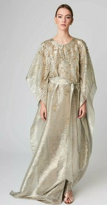 oscar de la renta gold gown