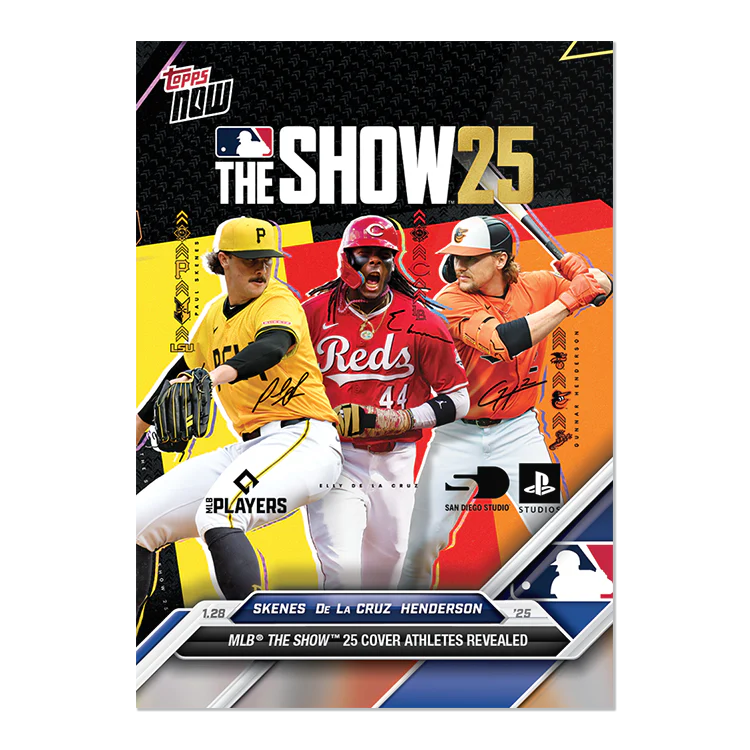 2024 Topps Now Offseason OS-17 MLB The Show 2025 Cover Skenes De