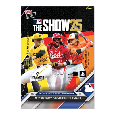2024 Topps Now Offseason OS-17 MLB The Show 2025 Cover Skenes De