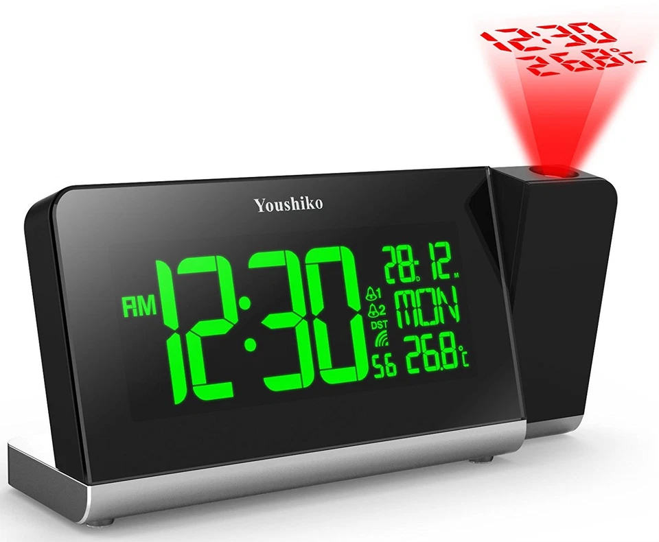 Projection Clock Radio Control UK Version with Colour Changing Display - Image 4 of 4