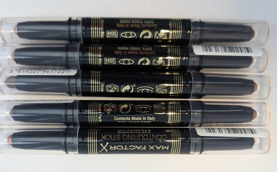 MAX FACTOR Contouring Stick Eyeshadow: Bronze, Gold Pink, Forest Green, Brown - Bild 4 von 4