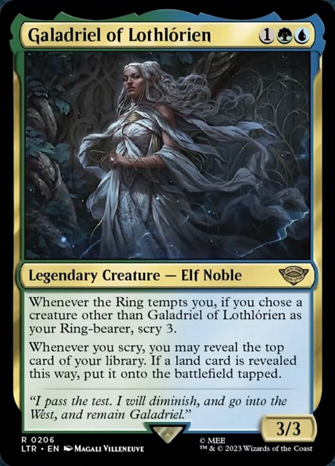 Galadriel of Lothlorien x1 NM Magic the Gathering 1x Lord of the