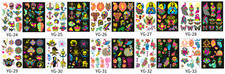 Stickers Temporary Tattoo Fake Boys Girls Kids Party Bag Filler Halloween