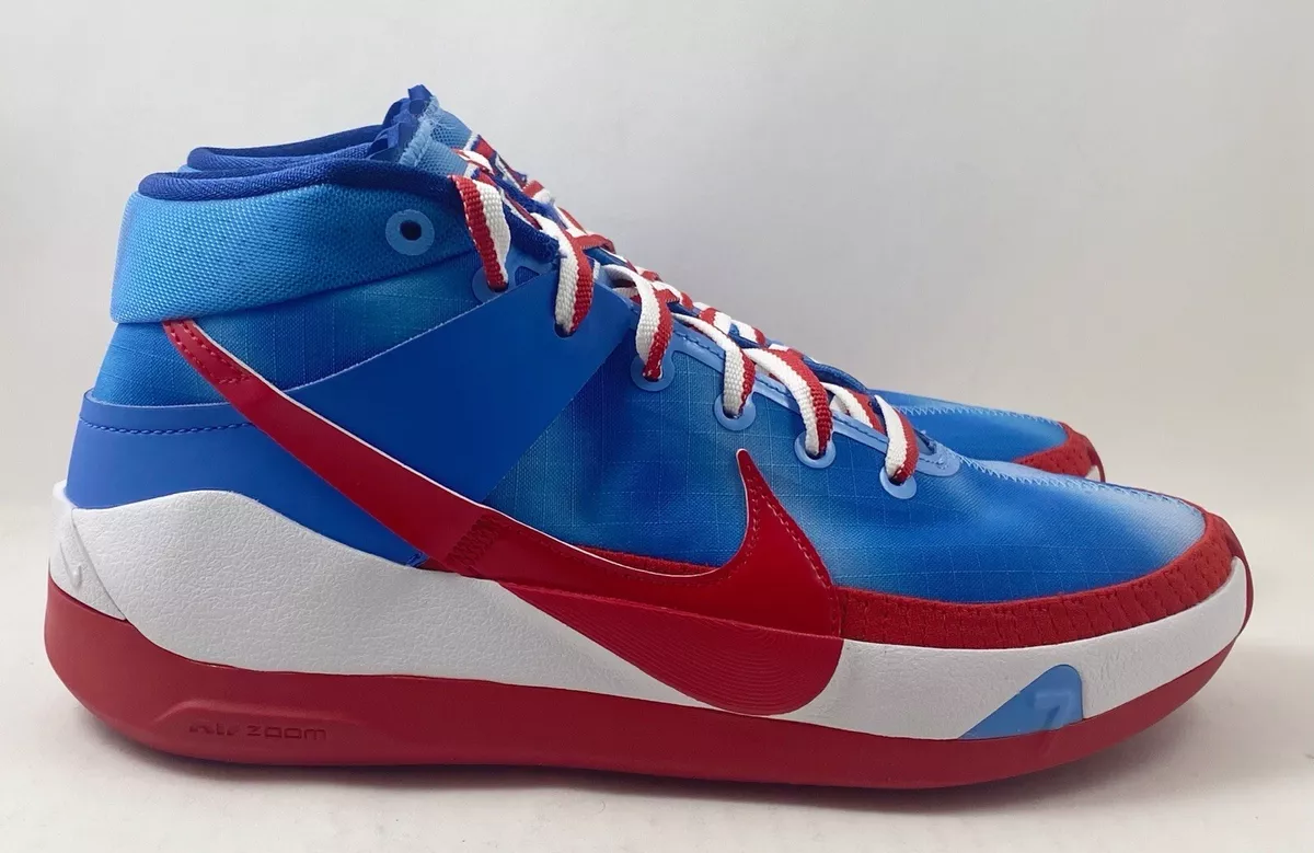 Nike KD 13 New Jersey Nets Hardwood Classics DC0009 400 Men Sz 7.5 Women Size 9