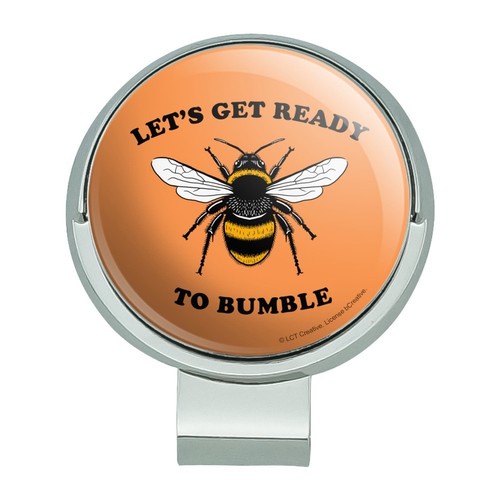 Let's Get Ready to Bumble Bee Rumble Golf Hat Clip With Ball Marker eBay