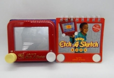 Pocket Etch A Sketch Book With 12 See-through Game Screens Vintage 1996 Klutz