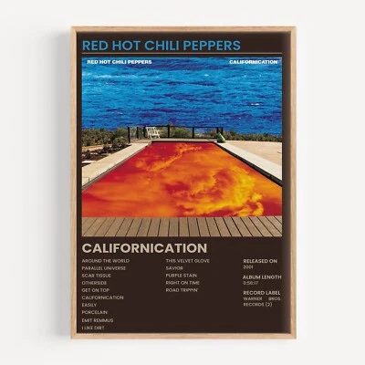 POSTERS EMPORIUM Red Hot Chili Peppers - Californication Album Cover Art Poster Print.
