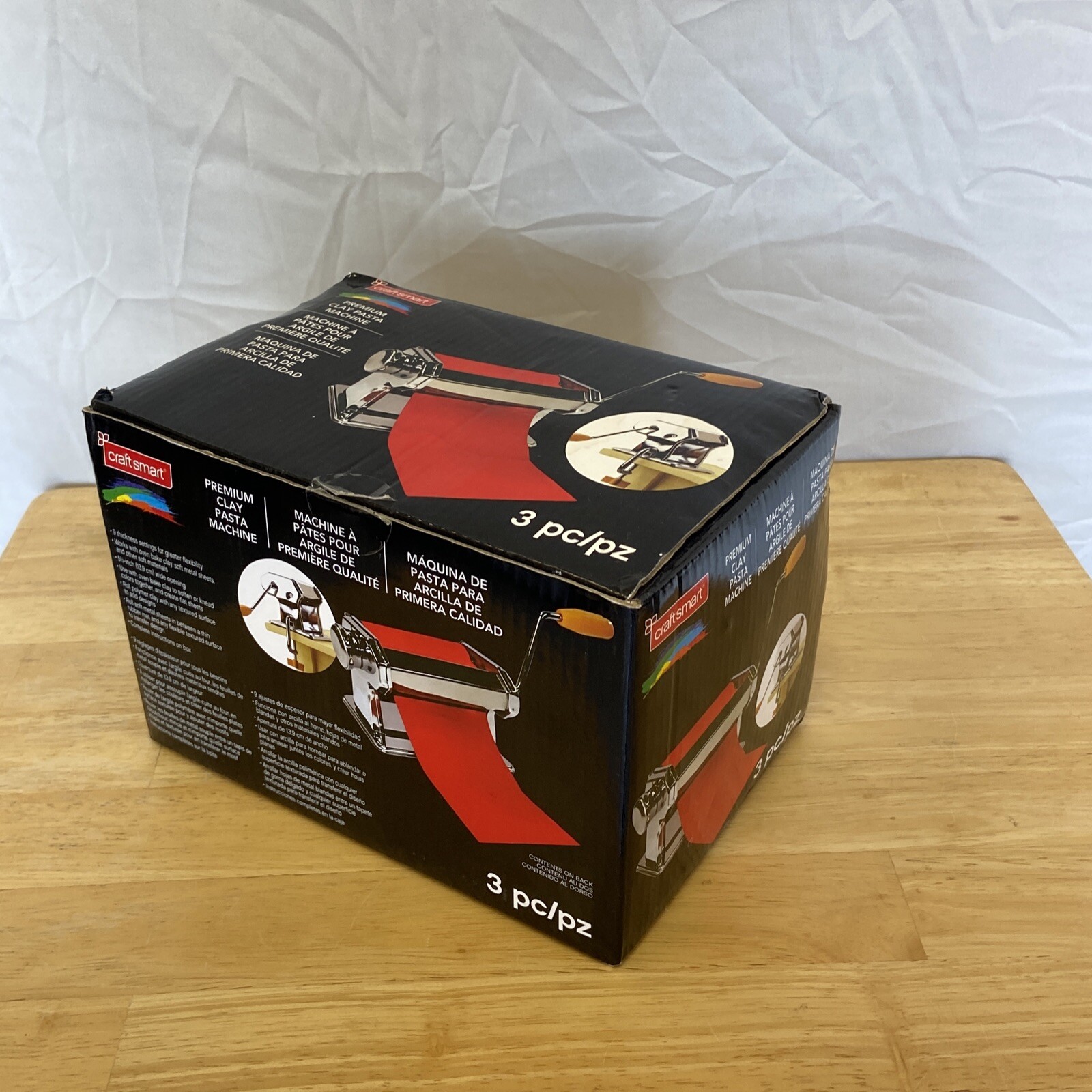 Craftsmart Premium Clay Pasta Machine 3 PC Open Box for sale online eBay