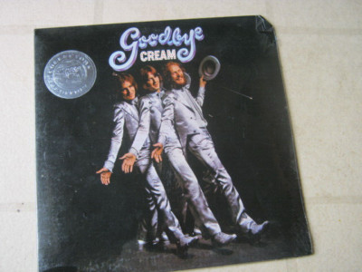 CREAM 'GOODBYE' NEW/SEALED 1977 US RSO GTFLD RADIO STATION/PROMOTIONAL LP wSTCKR