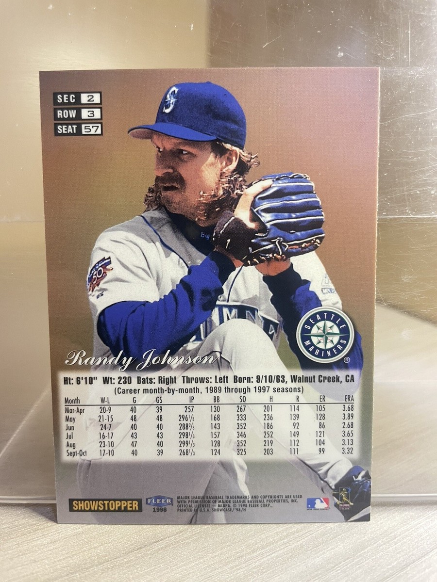 限定 FLAIR Showcase RANDY JOHNSON Row 2 Randy Flair Showcase Seat 