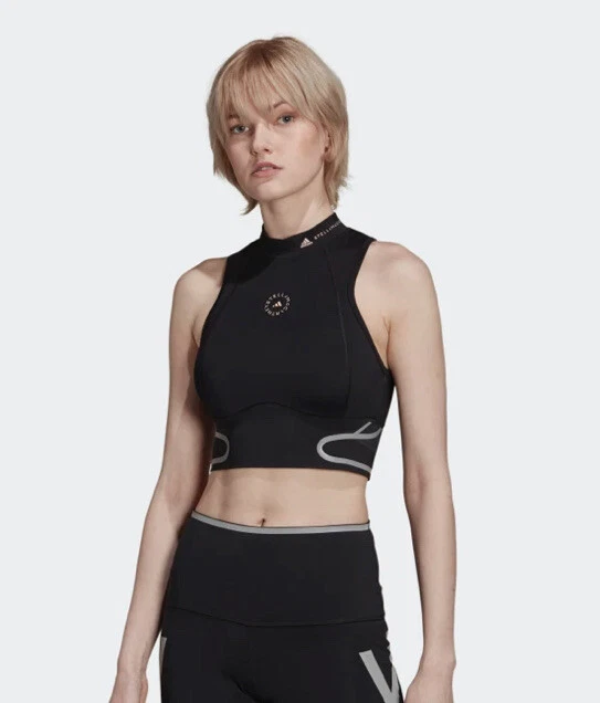 Adidas running crop top sale