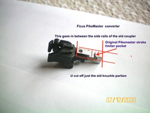 American Flyer solution to replace PIKEMASTER couplers  with KC's