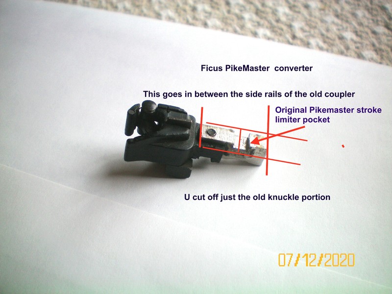 American Flyer solution to replace PIKEMASTER couplers  with KC's