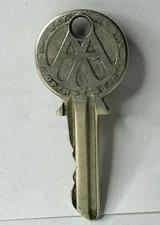 1921 AA Automobile Association member Key 1 Year issue key to the open road logo