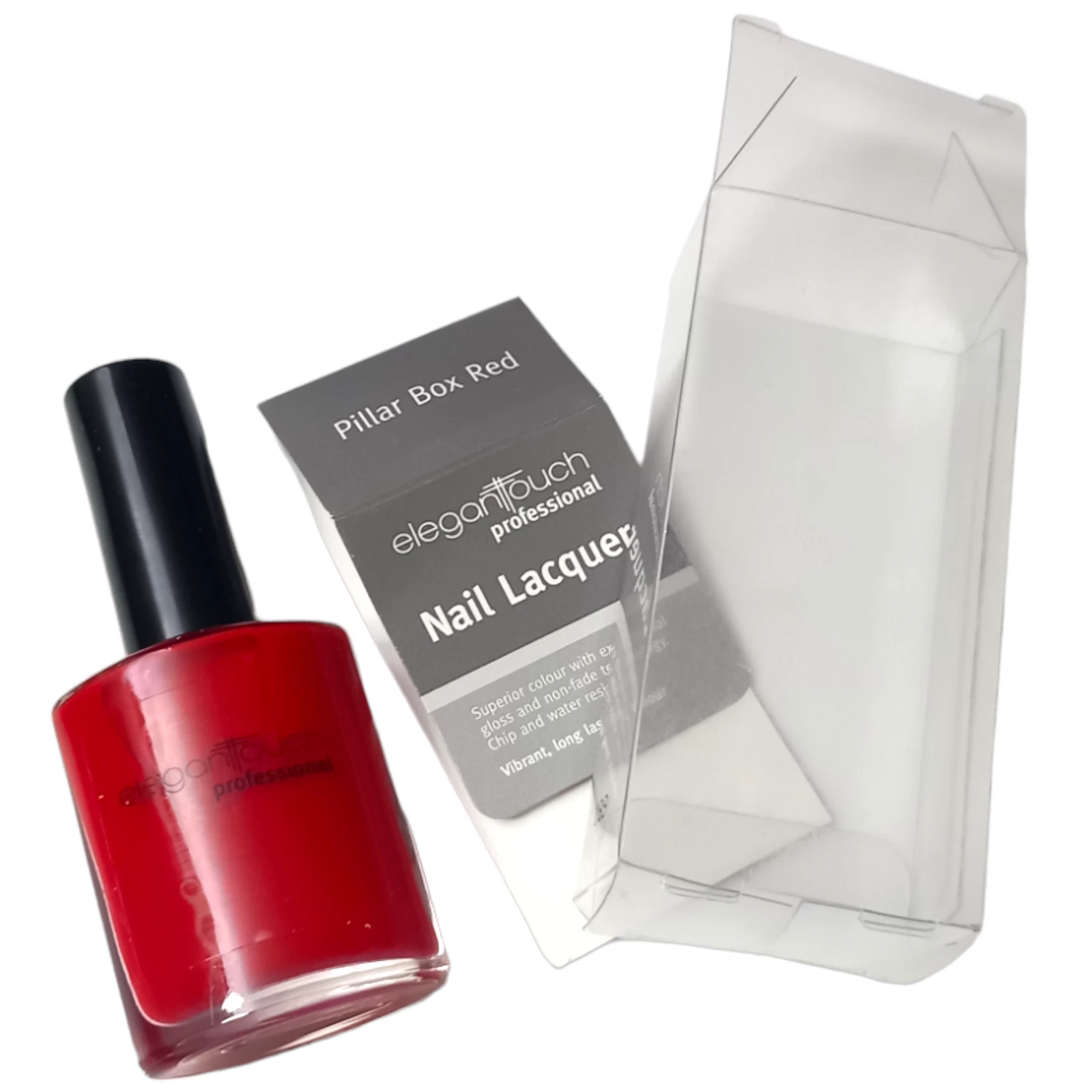 Elegant Touch Nail Polish Pillar Box Red Varnish Colour Beauty New