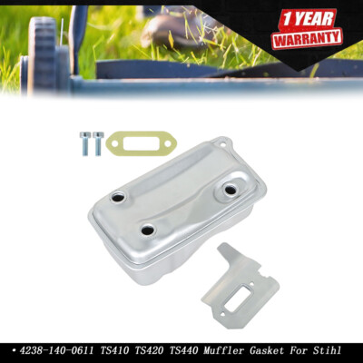 Fits For TS420 Muffler w/ Gasket concrete cut-off saws replaces 4238-140-0611