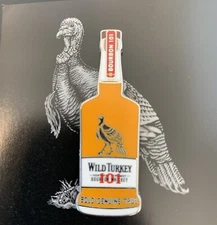 Wild Turkey 101 Bourbon Whiskey - Enamel Lapel Pin- NEW! Wild Turkey Distilling
