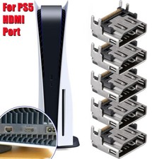 5-Pack HDMI Port Connector Socket For Sony PlayStation 5 HDMI PS5 Replacement