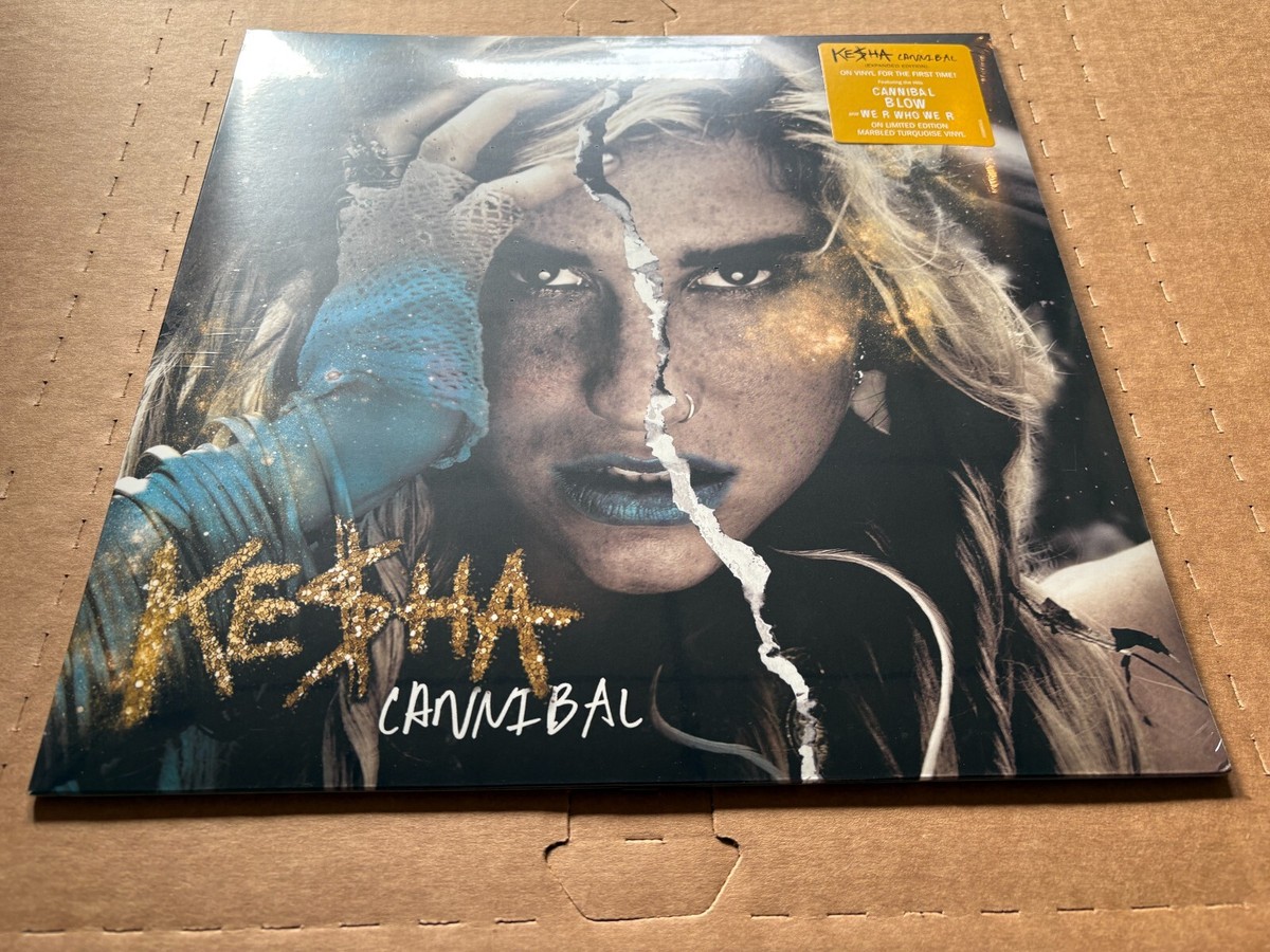 NEW SUPER RARE Kesha - Cannibal TURQUOISE COLORED Vinyl EP