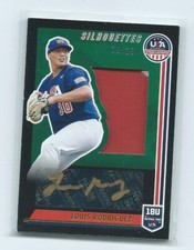 2022 Panini USA Stars & Stripes-Louis Rodriguez Gold Autograph/Jersey /25
