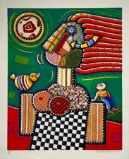 ALFREDO SOSABRAVO. Engraving. Serigraphy. Contemporary art. Cuban art.