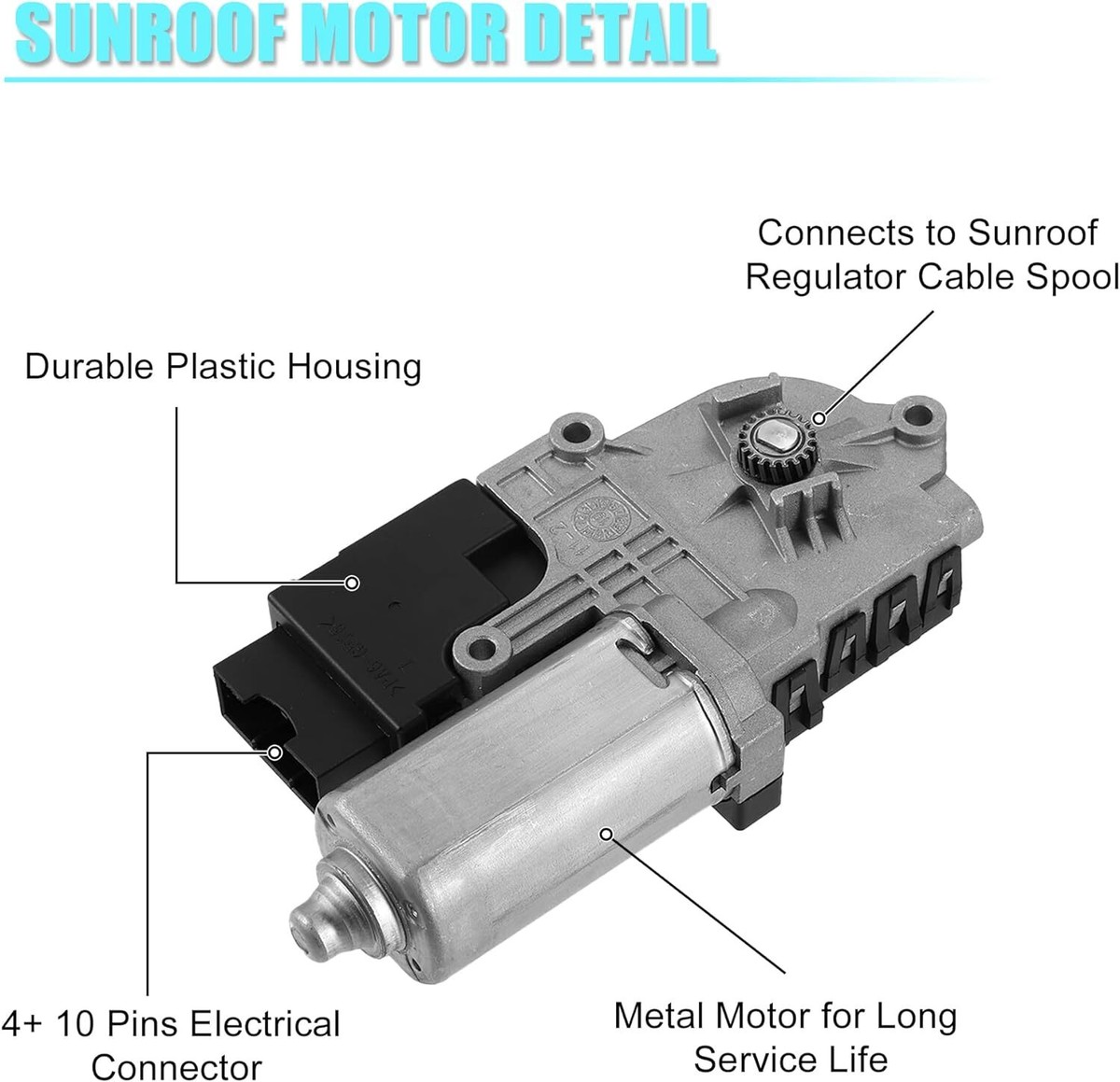 Motor De Techo Corredizo BB5Z-15790-a, Reemplazo Directo MM-1038 MM