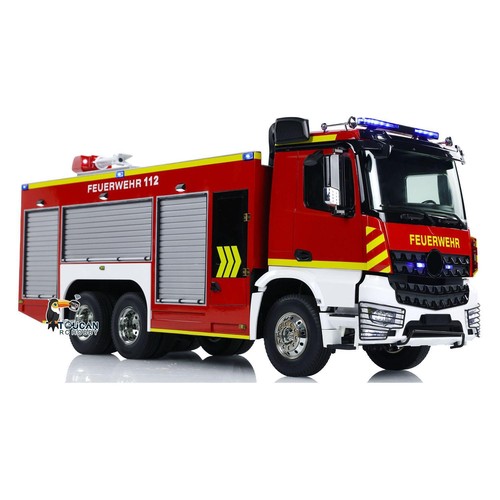 1/14 Scale RC Fire Car 6x4 Fire Fighting Truck Painted Assembled 3-speed Gearbox - Picture 11 of 12