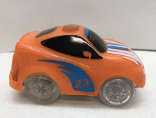 Trax Racing Race Sport Car By Mindscope Motorized Twister Tracks Lights -Works