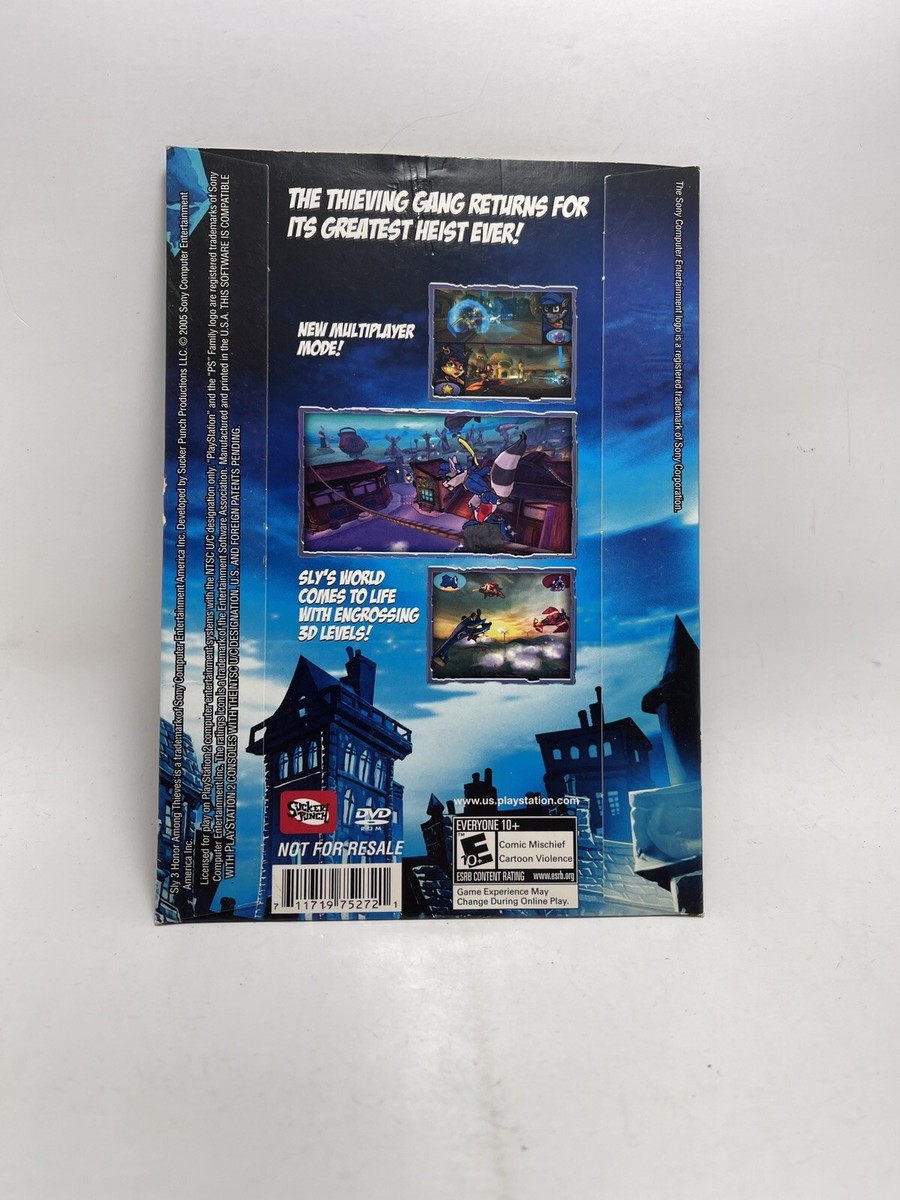 PlayStation 2 Sly 3 Honor Among Thieves Ver2 Demo Disc Sony