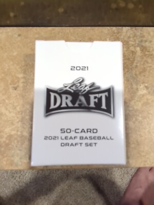 2021 LEAF DRAFT BASEBALL 50 CARD FACTORY SET ~ BOBBY WITT JR ~ RILEY GREENE..ETC