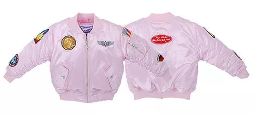 Flight jacket best sale pink