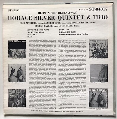 The Horace Silver Quartet & Trio - Blowin' The Blues Away - 1964