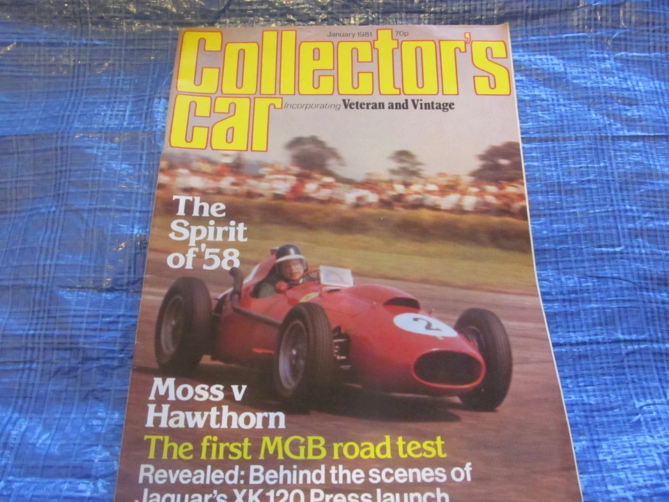 1981 JANUARY COLLECTORS CAR MAGAZINE / RALLY RILEY MGB TEST XK120 LAUNCH #bk1