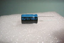 1500UF 16V 1500MFD LOT OF 6 JAMICON RADIAL CAPACITORS 105c USA FREE SHIPPING