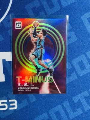 2022-23 Panini Donruss Optic T-Minus 3, 2, 1 Cade Cunningham Lime Green /149
