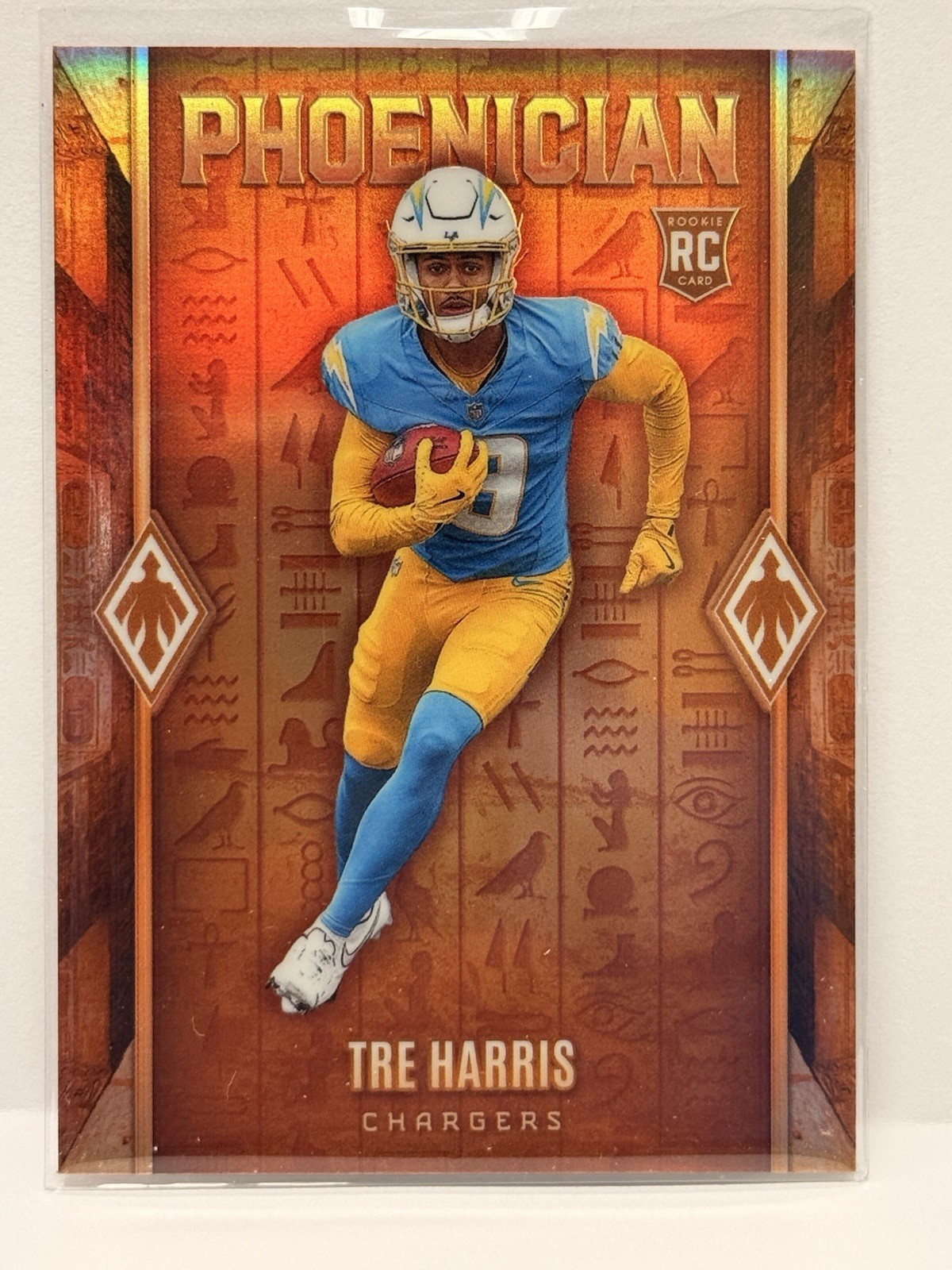 2025 Phoenix Football TRE HARRIS RC Phoenician Case Hit SSP Chargers