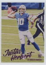 2020 Panini Chronicles Luminance Update Rookies Pink Justin Herbert #203 08uw