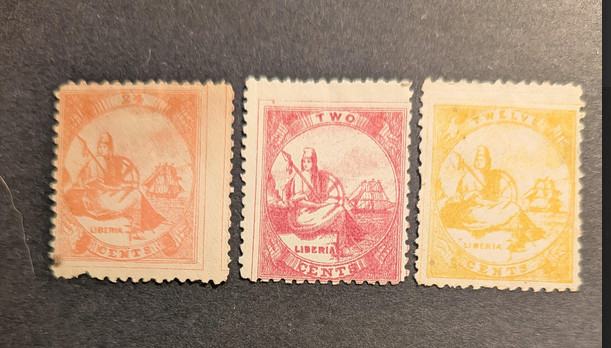  LIBERIA OLD VALUE STAMP LOT