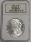 1890-S San Francisco Morgan Silver Dollar REDFIELD Hoard NGC Graded MS63 UNC